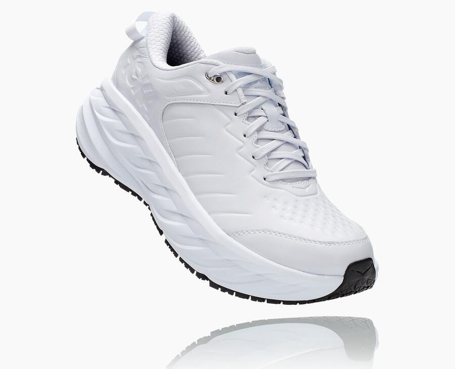 Hoka One One Koşu Ayakkabısı Erkek Beyaz - Bondi Sr - YC3796821